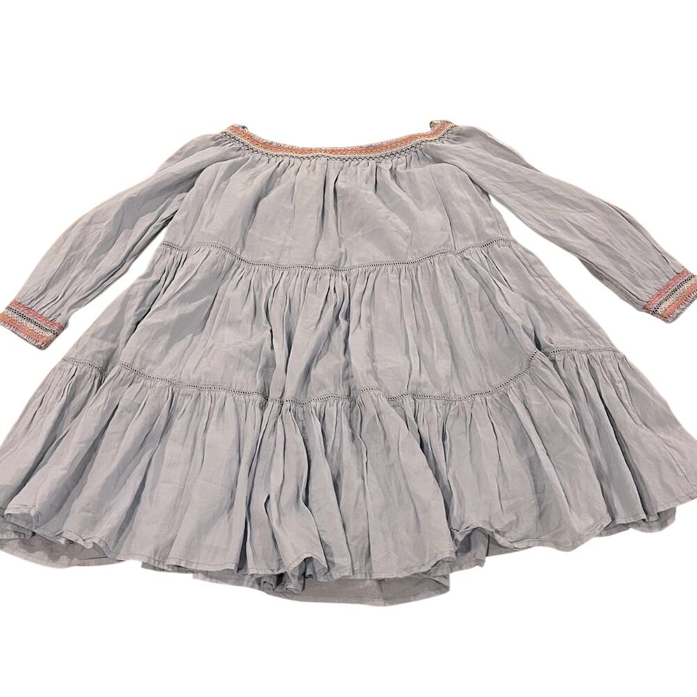 Free People Sunbeams Mini Dress Size S Embroidered Floral Soft Girl Aesthetic - Picture 5 of 5